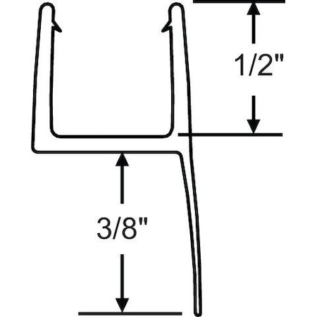 Strybuc PVC Sealing Strip 96in Strip 22-281